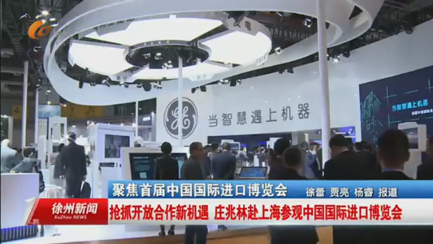 聚焦首届中国国际进口博览会 抢抓开放合作新机遇 庄兆林赴上海参观中国国际